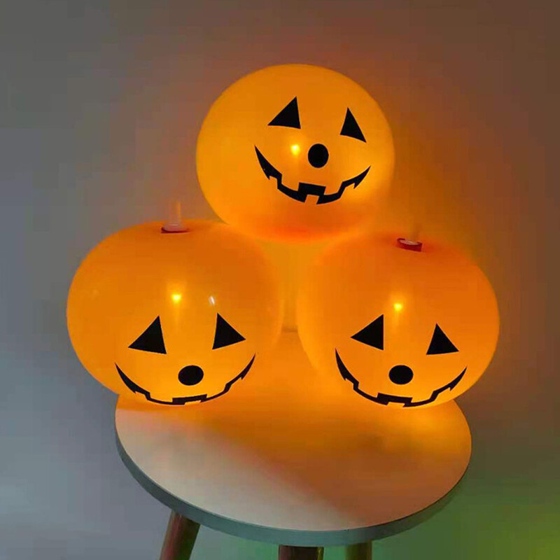 12-palcové 5 ks Halloween Latexové balóny Tekvicové duchové festivalové balóny Halloweenske dekorácie Domov Vonkajšia Halloweenska tekvicová dekorácia