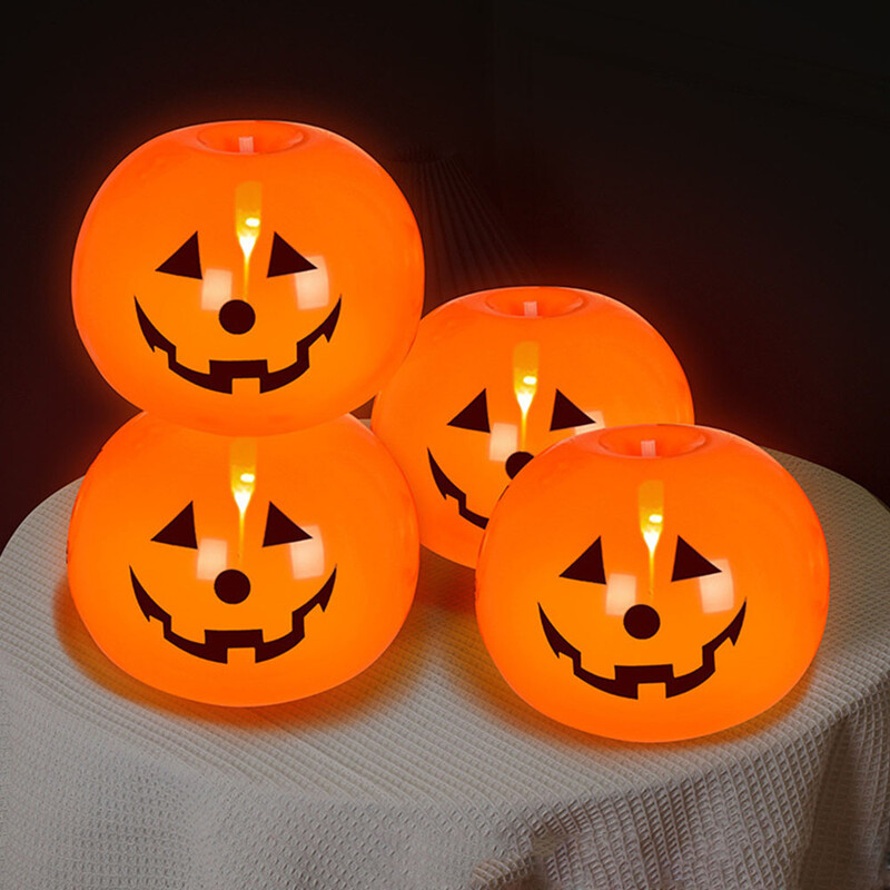 12-palcové 5 ks Halloween Latexové balóny Tekvicové duchové festivalové balóny Halloweenske dekorácie Domov Vonkajšia Halloweenska tekvicová dekorácia
