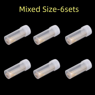 Šivaća igla sa zlatnim repom BR. 22/24/26 Tkanina za vez Igle za krpanje od nehrđajućeg čelika DIY alati