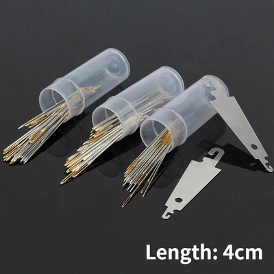 Šivaća igla sa zlatnim repom BR. 22/24/26 Tkanina za vez Igle za krpanje od nehrđajućeg čelika DIY alati