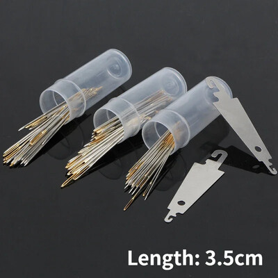 Šivaća igla sa zlatnim repom BR. 22/24/26 Tkanina za vez Igle za krpanje od nehrđajućeg čelika DIY alati