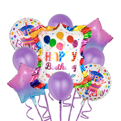 Disney Rainbow Ice Cream Fánk desszert sorozat Születésnapi buli Cukorrudadísz alumínium fólia léggömbök