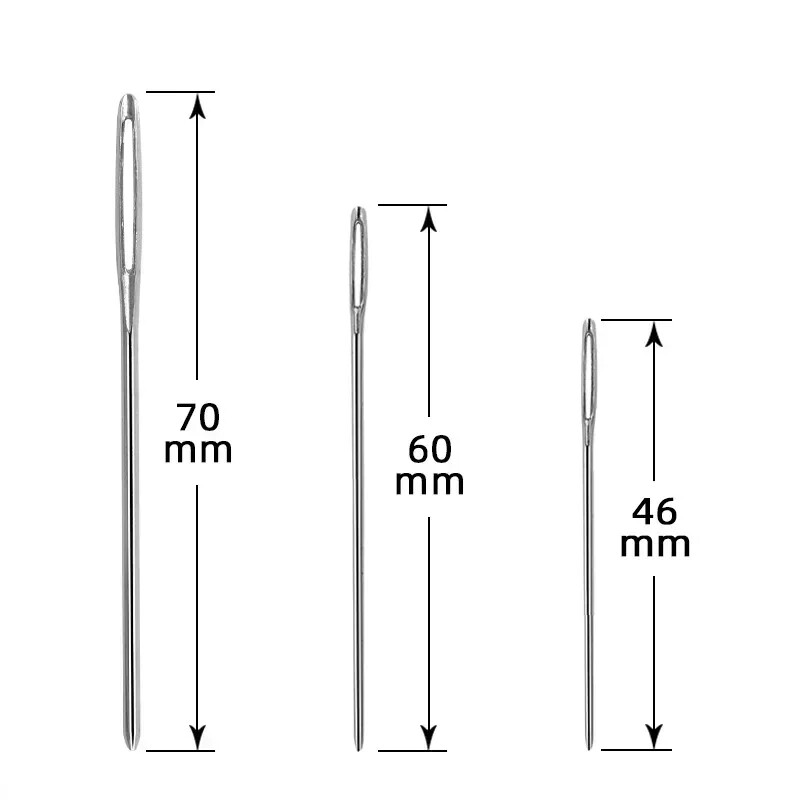 1/15 ks DIY remeselné náradie Veľké očká z nehrdzavejúcej ocele Vyšívanie Krížikový steh Pletenie Priadza Šitie Ručné háčkovanie Sada háčikov