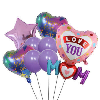 1 σετ Ισπανικά Happy Mother\'s Day Helium Globos Feliz Dia Super Mama Foil Balloons Father Mother\'s Day Διακοσμητικά μπαλόνια