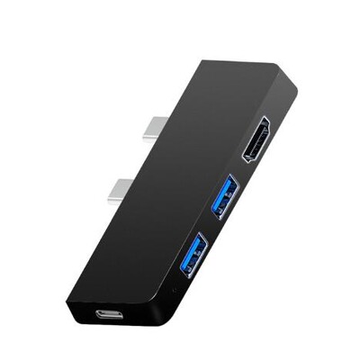 HUB USB C tip C pentru Microsoft Surface Pro 8 9 X Pro9 ProX Hub Stație de andocare USB 3.0 cu cititor de carduri SD PD TF compatibil HDMI