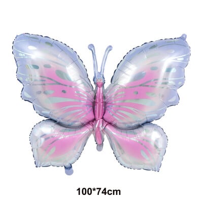 Spalvingi drugelių balionai mergaitės gimtadienio vakarėliui