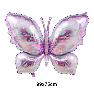 Spalvingi drugelių balionai mergaitės gimtadienio vakarėliui