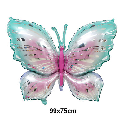 Spalvingi drugelių balionai mergaitės gimtadienio vakarėliui