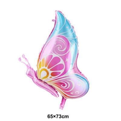 Spalvingi drugelių balionai mergaitės gimtadienio vakarėliui