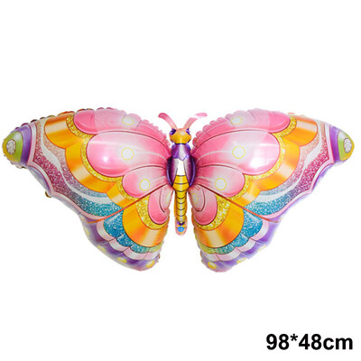 Spalvingi drugelių balionai mergaitės gimtadienio vakarėliui