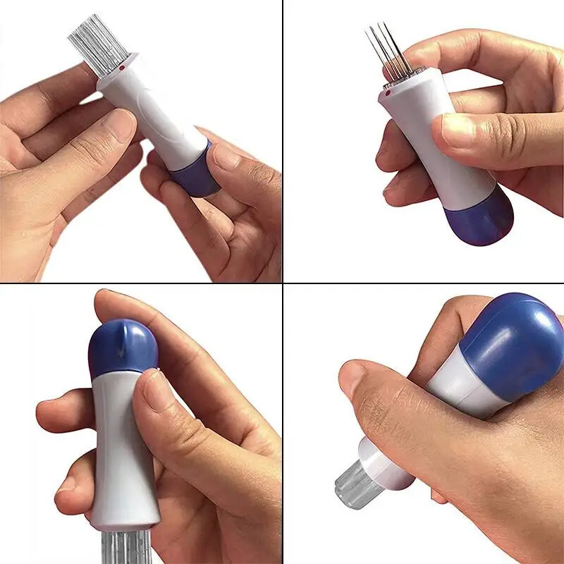 Nemezelő tűkészlet 7 öltéses lyukasztószerszámmal Gyapjú filcszerszámok kezdőbetét barkácsoláshoz