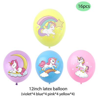 Balóny jednorožec, párty potreby, latexový balón pre deti, kreslené zviera, kôň, plavák, guľa, dekorácie na narodeninovú párty, detská oslava