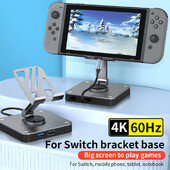 3-u-1 USB-C priključna stanica, priključna stanica s prekidačem Type-C s 4K60Hz HDMI USB PD100W, pogodna za mobilne telefone, prijenosna računala i prekidač