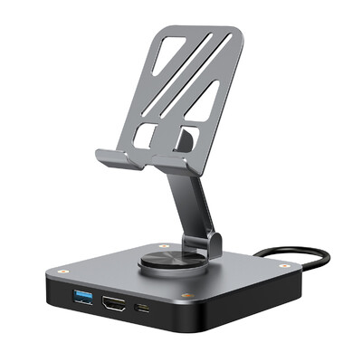 3-u-1 USB-C priključna stanica, priključna stanica s prekidačem Type-C s 4K60Hz HDMI USB PD100W, pogodna za mobilne telefone, prijenosna računala i prekidač