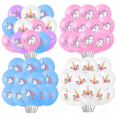 10/30/50 τεμ. 12 ιντσών Unicorn Latex Balloon Kit Cartoon Animal Horse Balloon Παιδικό πάρτι γενεθλίων Διακοσμητικό ντους για μωρά