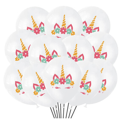 10/30/50 vnt 12 colių vienaragio latekso balionų rinkinys Animacinio filmo gyvūno arklio balionas vaikų gimtadienio vakarėliui kūdikių dušo dekoro reikmenys