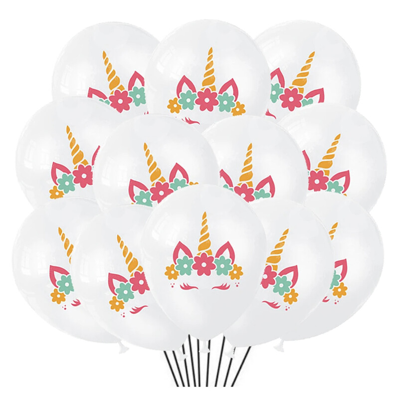 10/30/50 vnt 12 colių vienaragio latekso balionų rinkinys Animacinio filmo gyvūno arklio balionas vaikų gimtadienio vakarėliui kūdikių dušo dekoro reikmenys