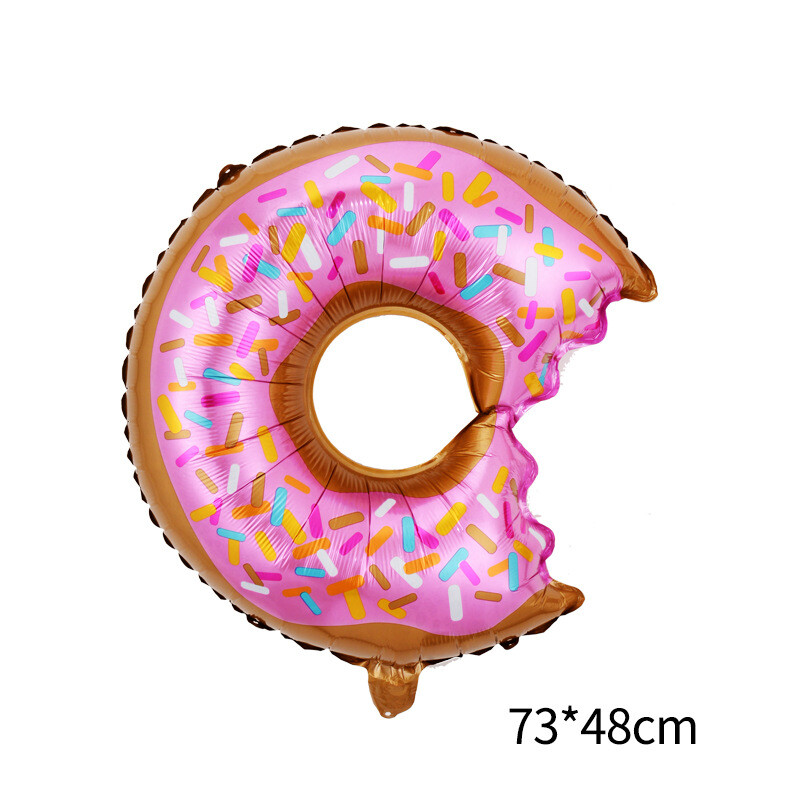 Candy Donut fagylalt fólia lufi színes konfetti ballonnal 1 2 3 4 5 6 7 8 9 éves gyerekek születésnapi parti babazuhany dekorációval