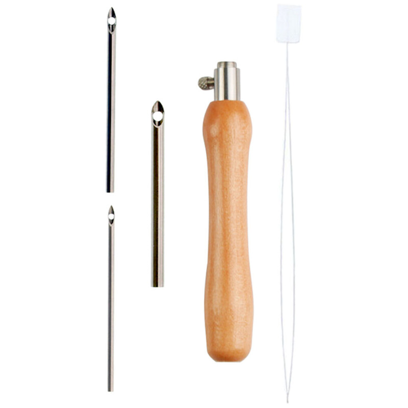 Zamjenske igle za glavu Čvrsti šavovi za vezenje Šivaće igle za filcanje Alat za bušenje Drveni