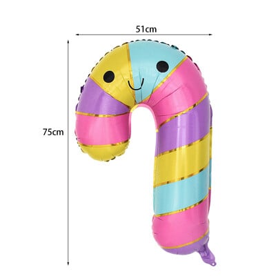 1/5 buc. Înghețată, bomboane, tort, desert, baloane din folie pentru fete, vară, petrecere de aniversare, decorațiuni pentru bomboane, jucărie pentru copii, globuri cu aer din desene animate