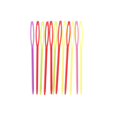 10kom plastične kukice igle za pletenje sigurne za djecu, dječje tkanje, šivanje, pletenje, igla za šivanje križića Bodkin džemper šal