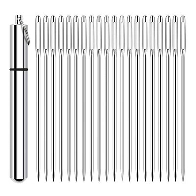 29/20 tk/komplekt suurte silmadega nõelad, käsitsi, roostevabast terasest õmblusnõel, ristpistes tikkimise õmblusnõelte komplekt. Erinevad isetegemise käsitöötööriistad