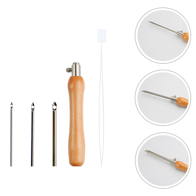 Siuvimo smeigtukai Adatos Siuvinėjimo dygsnio įrankis Tvirtas Punch Kit Paprastas kryžminis vėlimas