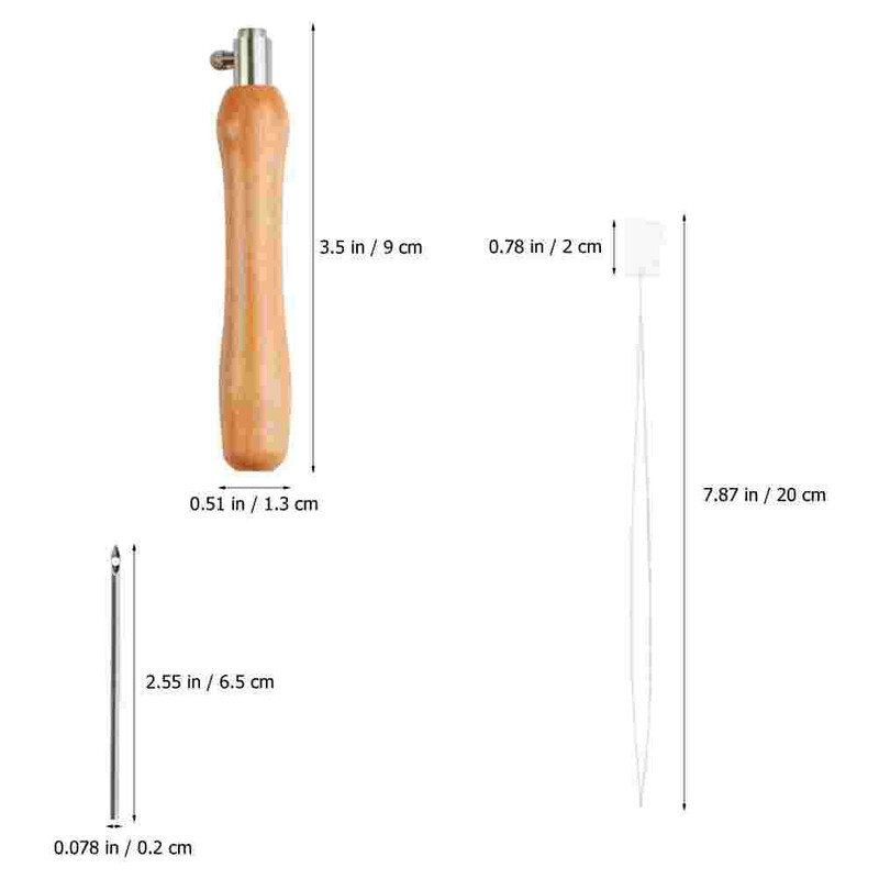 Siuvimo smeigtukai Adatos Siuvinėjimo dygsnio įrankis Tvirtas Punch Kit Paprastas kryžminis vėlimas