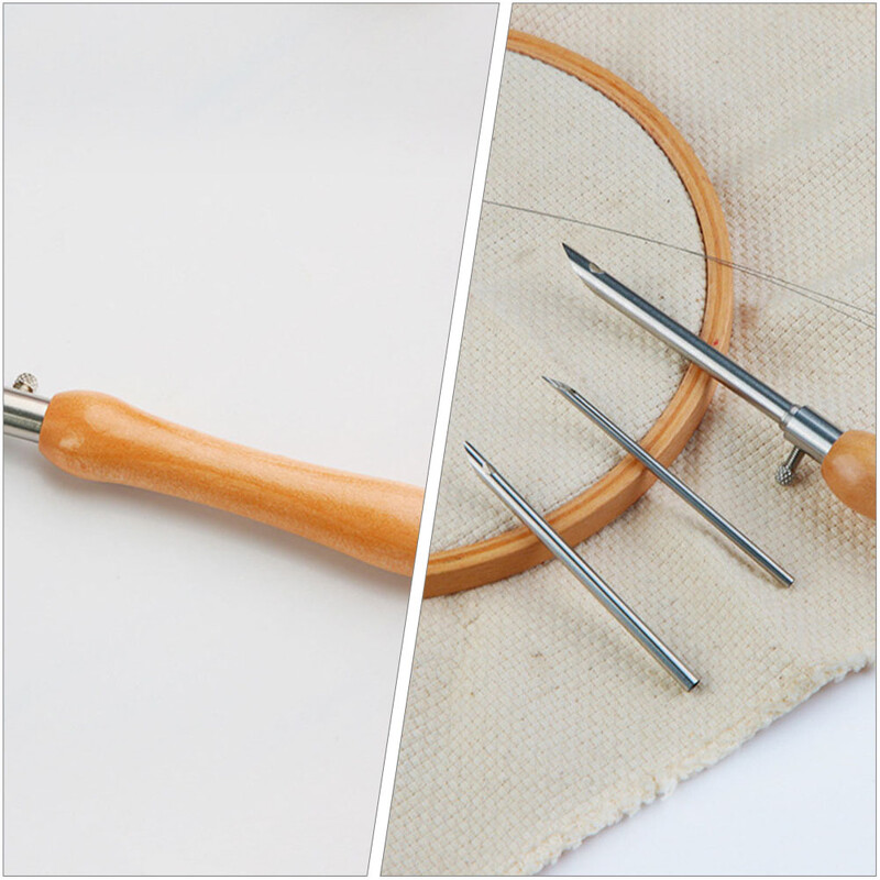 Siuvimo smeigtukai Adatos Siuvinėjimo dygsnio įrankis Tvirtas Punch Kit Paprastas kryžminis vėlimas