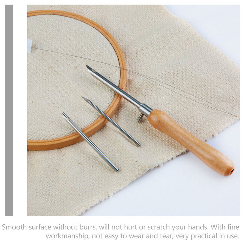 Siuvimo smeigtukai Adatos Siuvinėjimo dygsnio įrankis Tvirtas Punch Kit Paprastas kryžminis vėlimas