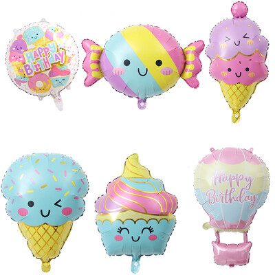 6vnt/rinkinys Mieli saldainiai ledai Animacinio filmo formos folijos balionas mergaičių gimtadienio vakarėlio dekoravimas Kūdikių dušo reikmenys vestuvėms vaikams žaislas