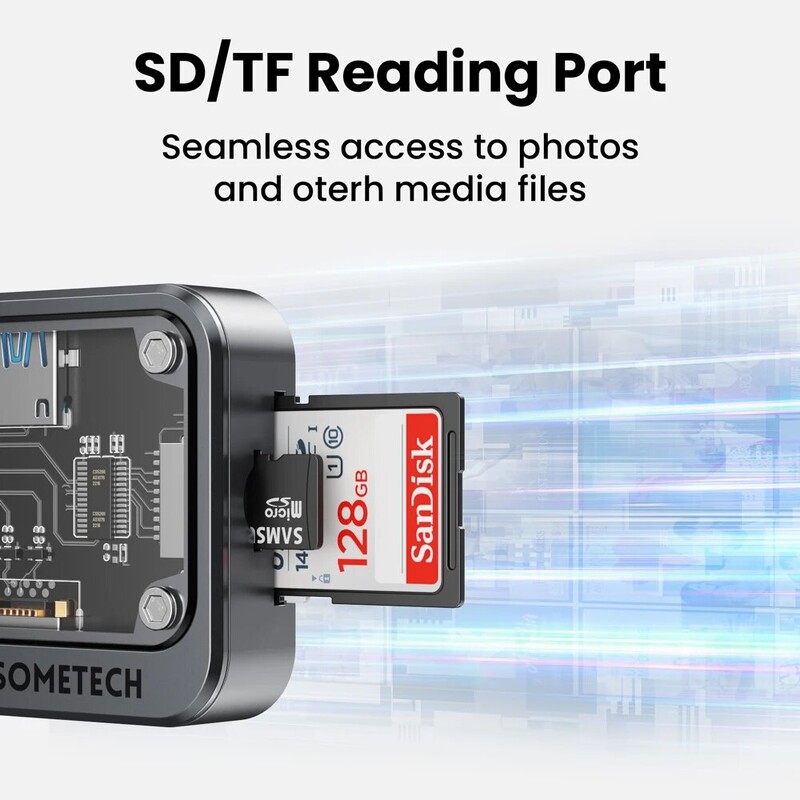 USB C centrmezgls 8 vienā C tips 3.1 uz HDMI-4K adapteri 5 GB RJ45 SD/TF karšu lasītāja centrmezgls USB 3.0 100 W PD ātrā uzlāde MacBook klēpjdatoram