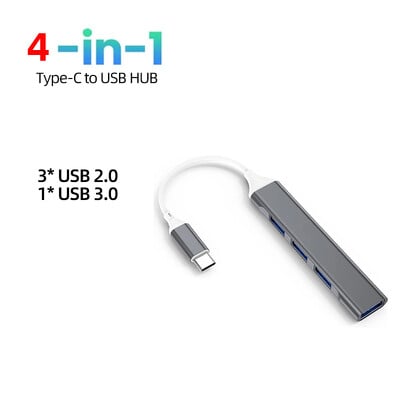 Za prijenosno računalo 5 u 1 USB C HUB 4K 30Hz PD100W Dock USB-C 3.1 Splitter Type-C na HDMI adapter za MacBook iPad Huawei USB 3.0 HUB