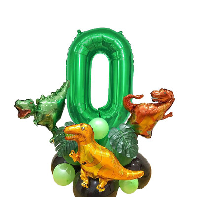 16 ks/balenie Sada balónov na párty s dinosaurom