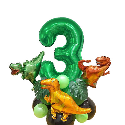 16 ks/balenie Sada balónov na párty s dinosaurom