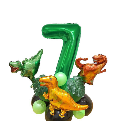 16 ks/balenie Sada balónov na párty s dinosaurom