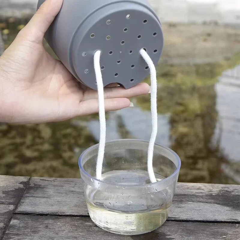 Posuda za cvijeće koja se samozalijeva Plastična hidroponska posuda za biljke Prozirna dvoslojna pamučna užad za zalijevanje Sukulentne posude za biljke