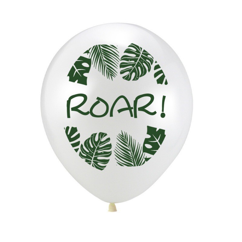 16 bucăți 12 inch, balon din latex cu dinozaur verde, junglă, petrecere tematică, decorațiuni pentru petrecerea de aniversare, jucării gonflabile pentru copii