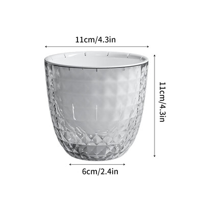 Lonac za hidroponičko bilje Samozalivajući Lonac za cvijeće Unutarnja mini žardinjera za sukulente Stolna vaza Samozalivajući kućni ured Bonsai dekor