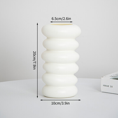 Északi virágváza utánzat kerámia műanyag virágcserép tároló palack virágokhoz Nappali Modern lakberendezési díszek Díszek