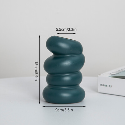 Északi virágváza utánzat kerámia műanyag virágcserép tároló palack virágokhoz Nappali Modern lakberendezési díszek Díszek