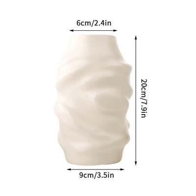 Északi virágváza utánzat kerámia műanyag virágcserép tároló palack virágokhoz Nappali Modern lakberendezési díszek Díszek