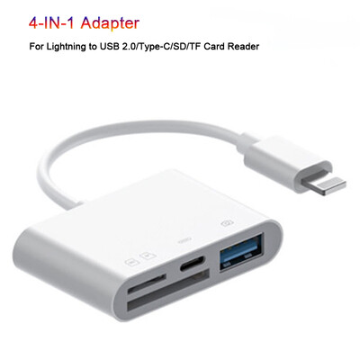 C típusú adapter USB C-SD TF memóriakártya-olvasó OTG író kompatibilis iPhone 15 Pro Max iPad MacBook Pro Air USBC konverterrel