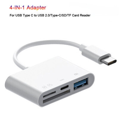 C típusú adapter USB C-SD TF memóriakártya-olvasó OTG író kompatibilis iPhone 15 Pro Max iPad MacBook Pro Air USBC konverterrel