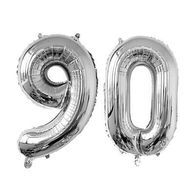 2 vnt 32 colių aukso sidabro juodos helio folijos numerio balionas 16 18 30 40 50 60 70 80 90 su gimtadieniu vakarėlio dekoravimo reikmenys