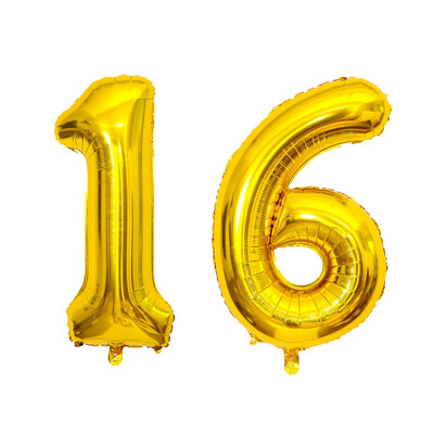 2 vnt 32 colių aukso sidabro juodos helio folijos numerio balionas 16 18 30 40 50 60 70 80 90 su gimtadieniu vakarėlio dekoravimo reikmenys