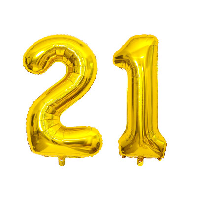 2 vnt 32 colių aukso sidabro juodos helio folijos numerio balionas 16 18 30 40 50 60 70 80 90 su gimtadieniu vakarėlio dekoravimo reikmenys