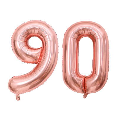 2 vnt 32 colių aukso sidabro juodos helio folijos numerio balionas 16 18 30 40 50 60 70 80 90 su gimtadieniu vakarėlio dekoravimo reikmenys