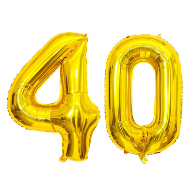 2 vnt 32 colių aukso sidabro juodos helio folijos numerio balionas 16 18 30 40 50 60 70 80 90 su gimtadieniu vakarėlio dekoravimo reikmenys