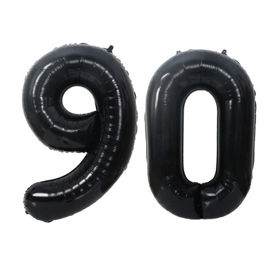 2 vnt 32 colių aukso sidabro juodos helio folijos numerio balionas 16 18 30 40 50 60 70 80 90 su gimtadieniu vakarėlio dekoravimo reikmenys